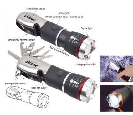 AMR 4X4 Multi Function Tool Flashlight